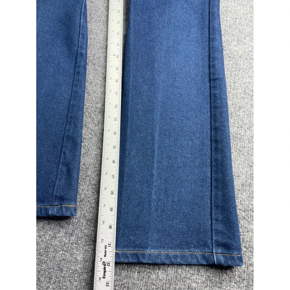 Levi's 517 Bootcut Jeans Mens 32x34 Blue Dark Wash Denim Pants 517-0217